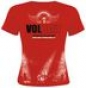  Футболка Volbeat (Live) красная женская 