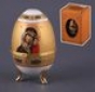  Шкатулка-яйцо "казанская богоматерь" высота=12 см." 